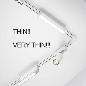 LED Magnetic Lamp for 6mm Ultra-thin Magnetic Lighting System DC 48V  Aluminum Led Magnetic Tracks Lights Spotlight Grille Lamp