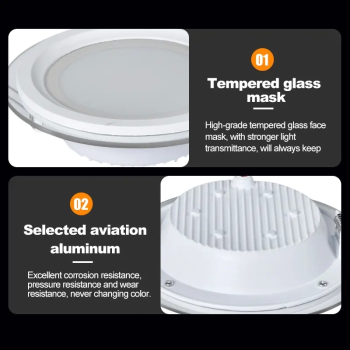 Home Office Trimless COB Ceiling Downlight Commercial Recessed LED downlight