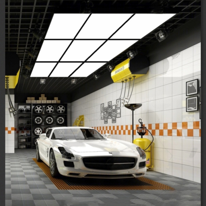 Nine Palace Lamp Board Garage Replaceable Car Film Workshop Garage Light Roof Space Capsule LED Light Board