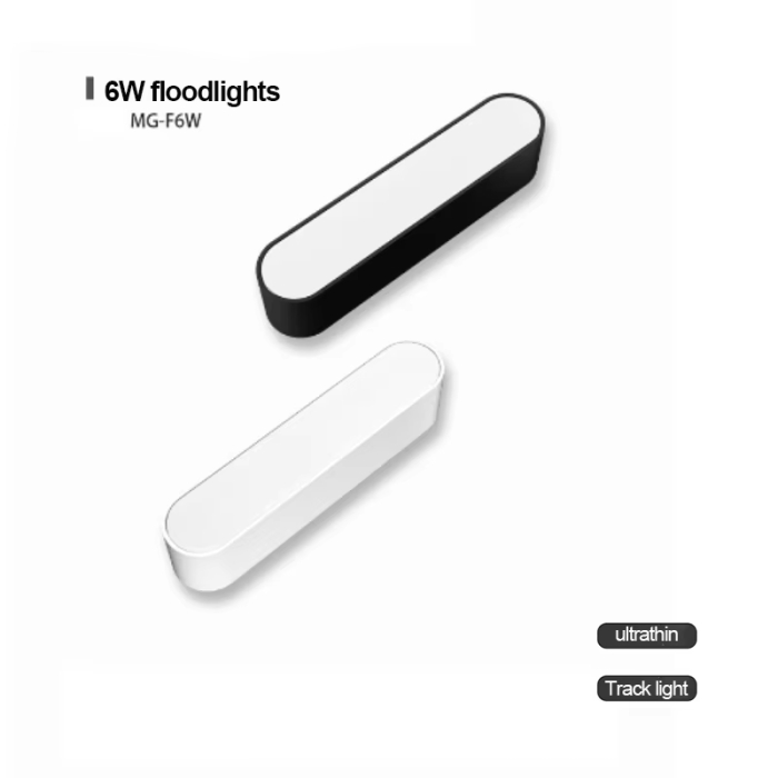 LED Magnetic Lamp for 6mm Ultra-thin Magnetic Lighting System DC 48V  Aluminum Led Magnetic Tracks Lights Spotlight Grille Lamp
