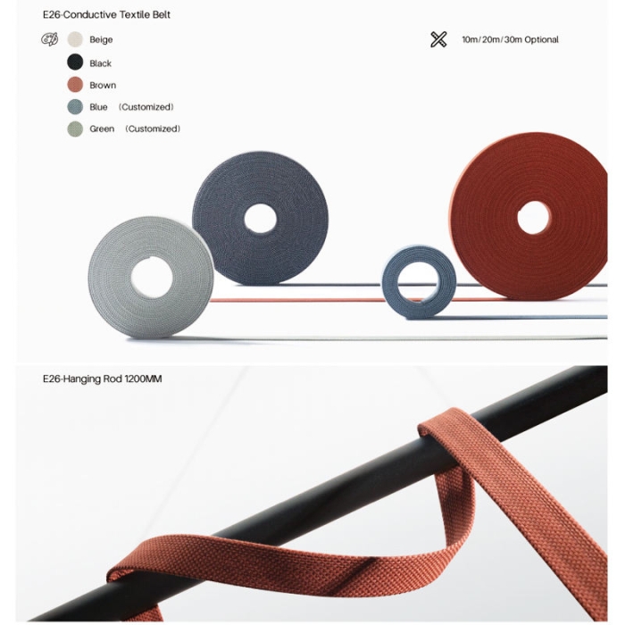 Belt Linear Track Light Modern Minimalist DC24V Dimmable Linear Track Light High CRI 90 Surface Mounted Belt Rail Design Track Light