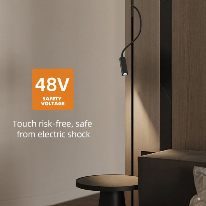 Dimming Color Adjustment Thin Magnetic Track System  Free Movement Flexible Belt Lamp with Floodlight Louver Long Shape Strip Light Magnetic Track Light